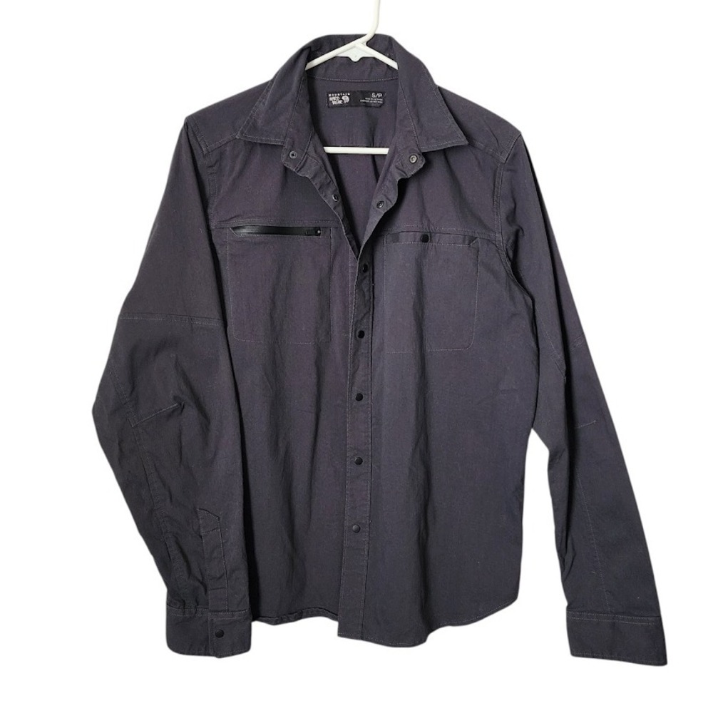 MOUNTAIN HARDWEAR‎ Trail Sender long-sleeve shirt men's S dark charcoal gorpcore